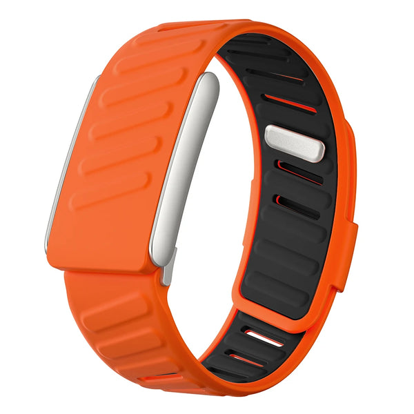 Orange and Black — PulseBands Sport Band — Compatible with WHOOP 5.0