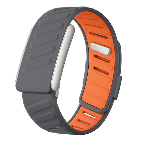 Dark Gray-Orange — PulseBands Sport Band — Compatible with WHOOP 5.0