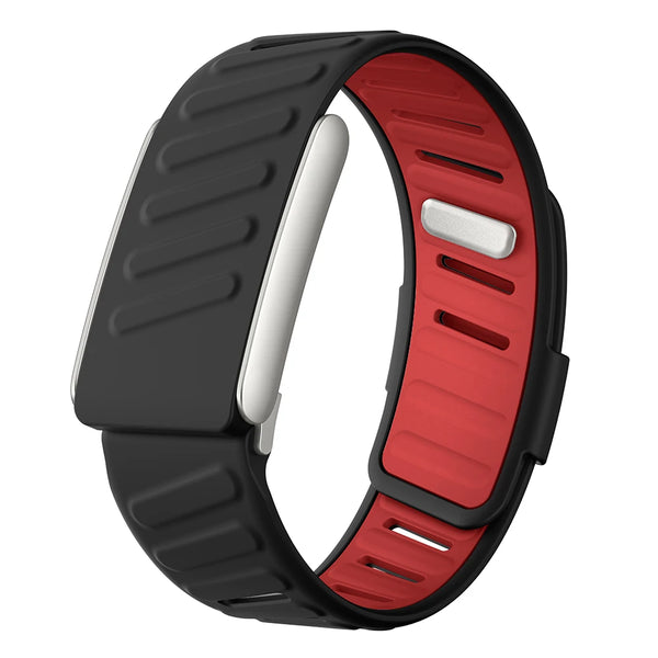 Black and Red — PulseBands Sport Band — Compatible with WHOOP 5.0