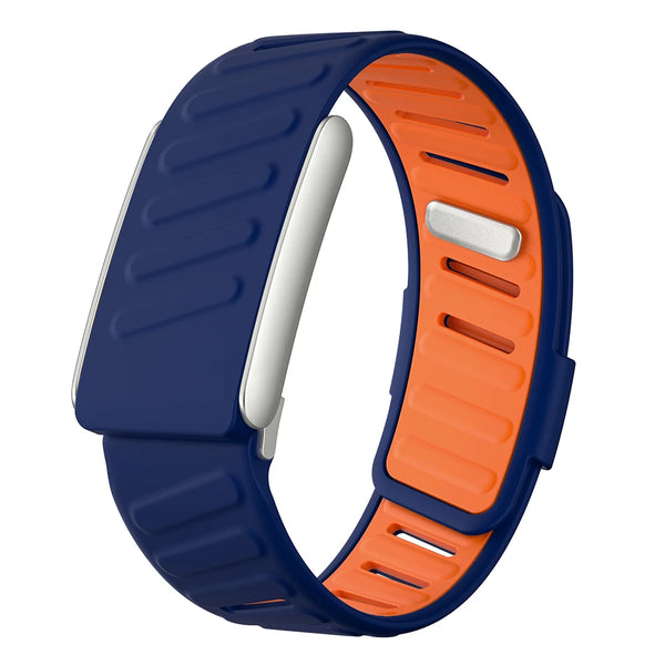Deep Blue Orange — PulseBands Sport Band — Compatible with WHOOP 5.0