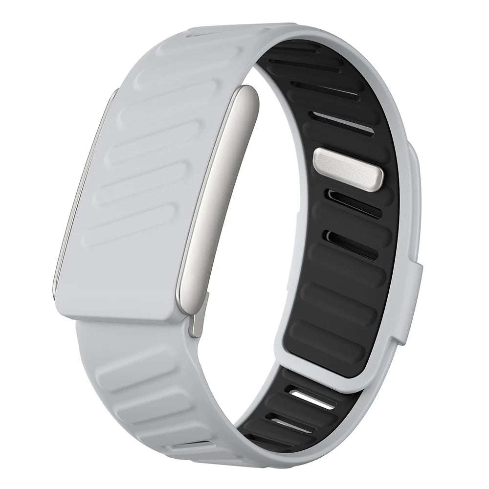PulseBands WHOOP 5.0 replacement band in Light gray-black colorway